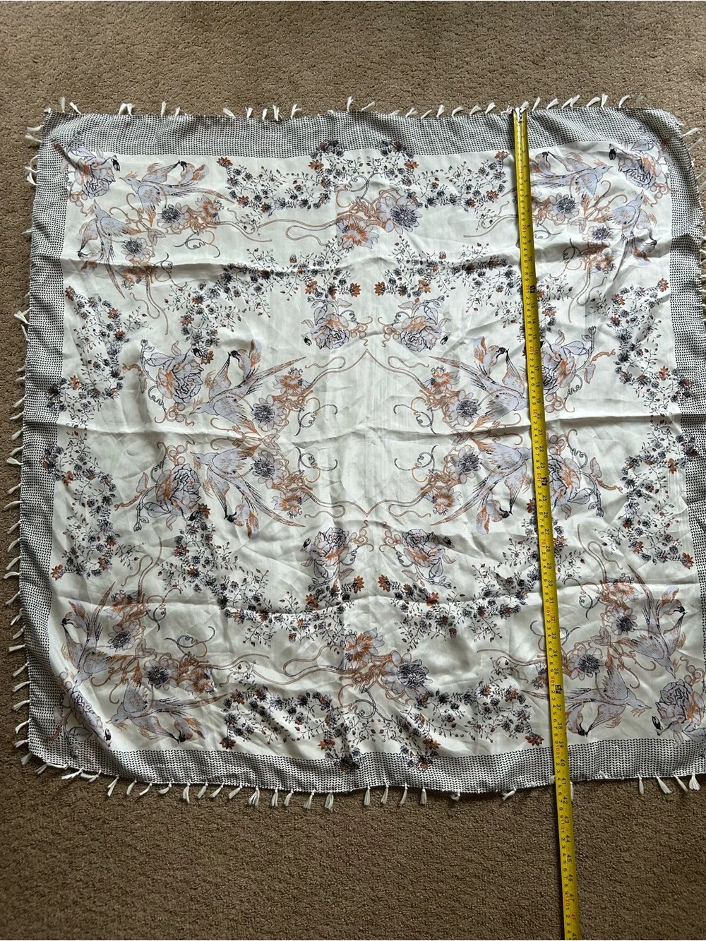 Anthropologie Vismaya Silk Scarf New